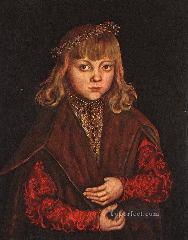 A Prince Of Saxony Renaissance Lucas Cranach the Elder Oil Paintings